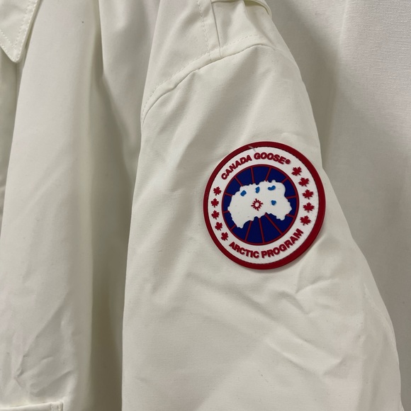 NWT Canada Goose x Angel Chen Arxan Bomber Jacket in White Mens Size Large - Picture 10 of 16